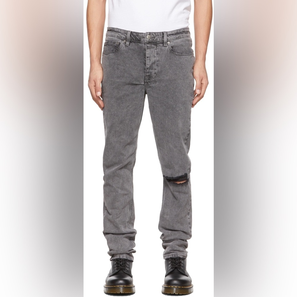 Ksubi Gray Hardwire Trashed Jeans